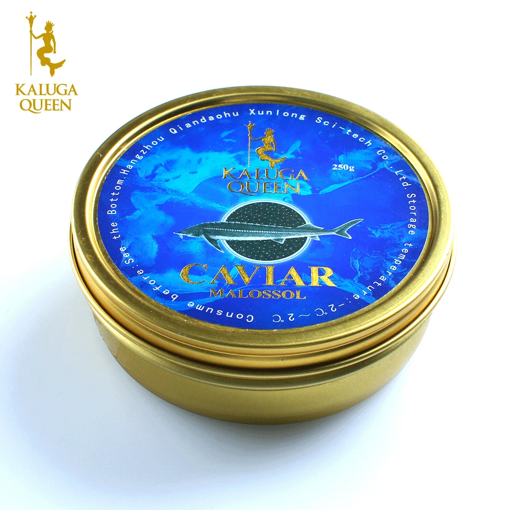 Factory direct sale high quality 100g KalugaQueen High Grade Hybrid Sturgeon Caviar