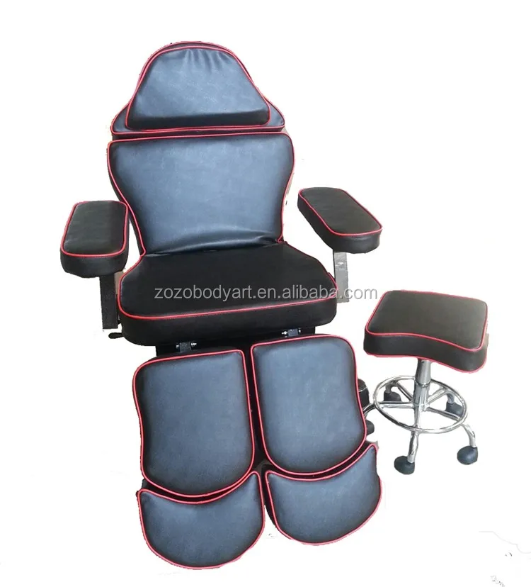 4 colors stock available good quality ink tattoo bed/beauty salon furniture/wholesale tattoo furniture chair tattoo equipment