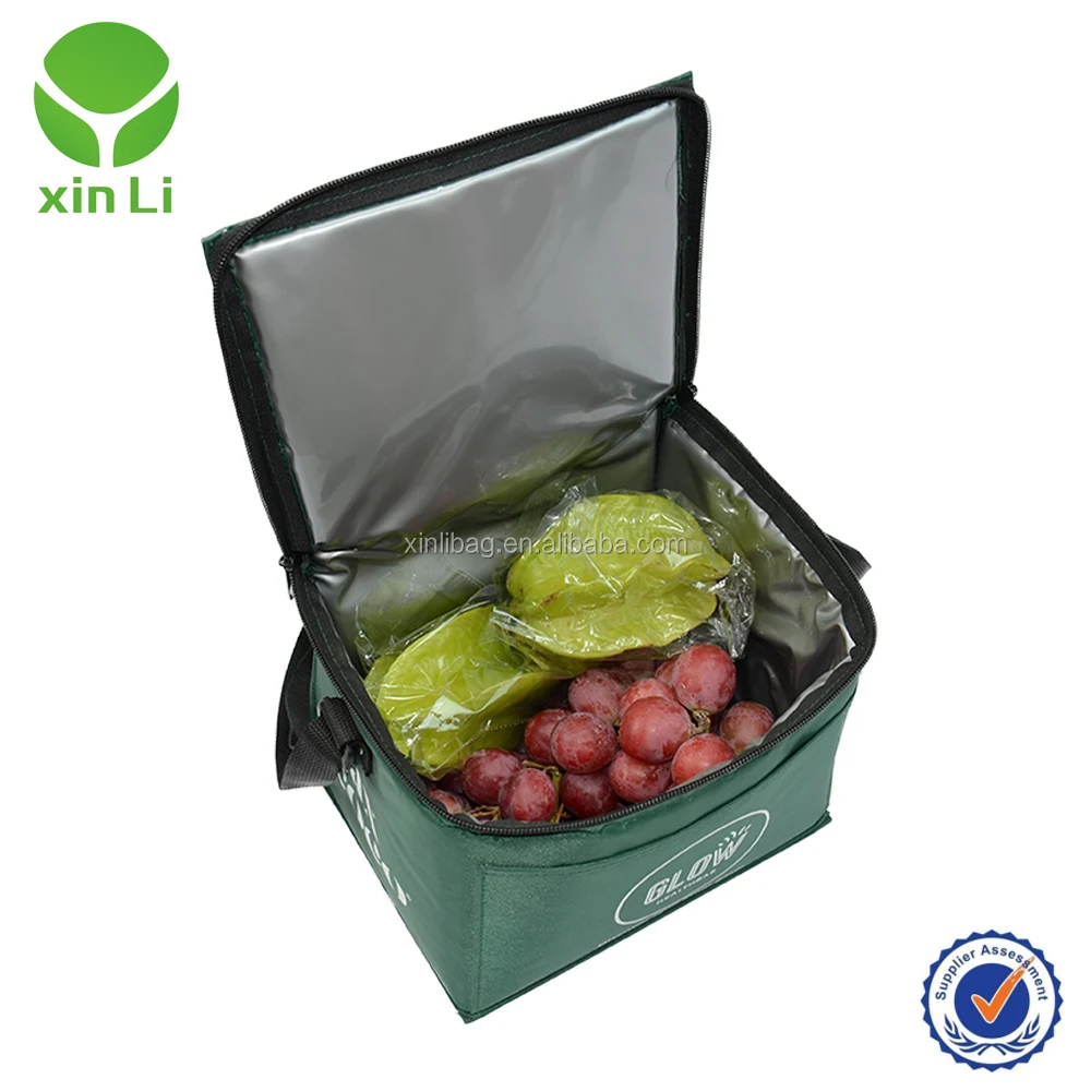 6 cans small soft beer cooler bag