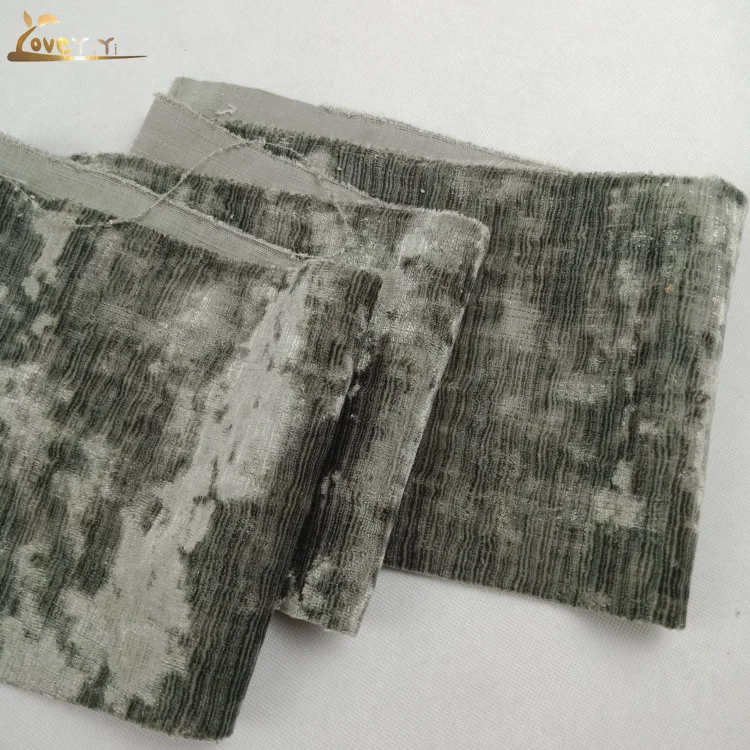 Роскошный жаккардовый тканый раздавить лед бархат ткань для дивана и подушки