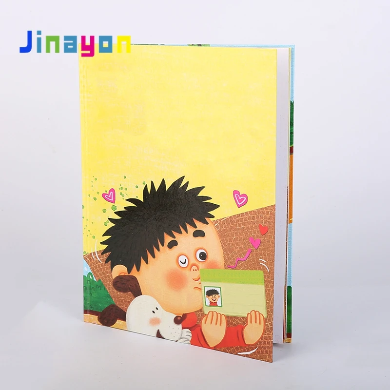 Jinayon New Custom Hardcove Reading Children Coloring Board Story Book with Eva  Printing Customized Shape