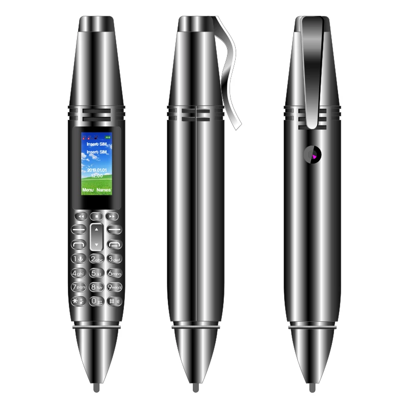  MOQ 100 шт. новый продукт UNIWA AK007 0 96 дюймовый экран Две SIM-карты GSM в форме ручки мобильный телефон