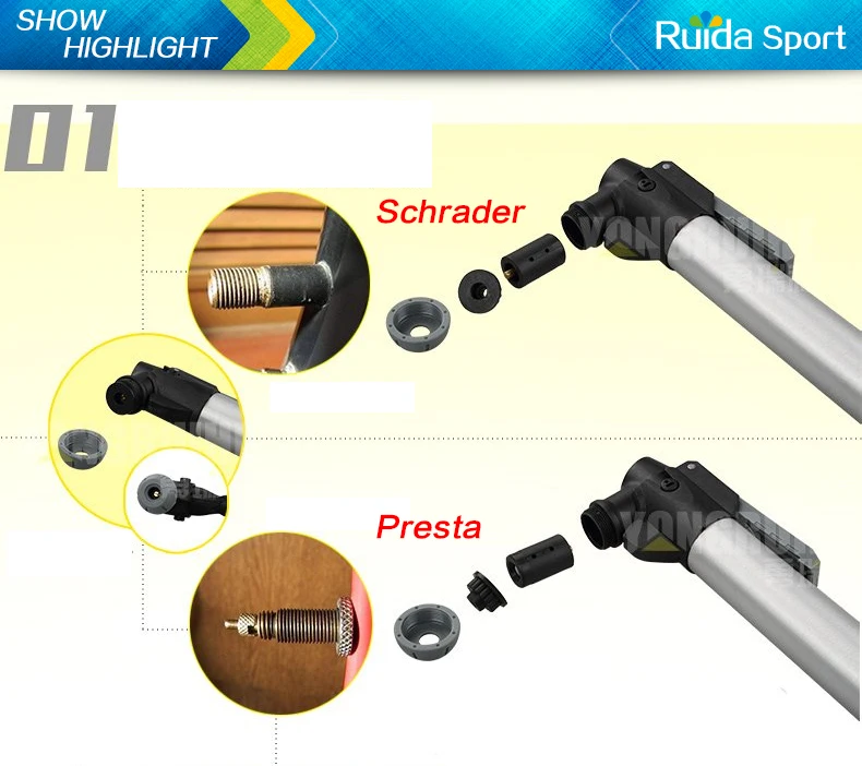 GIYO Portable Bicycle Cycling Bike Air Pump Tyre Mini Pump Bike Tyre Pump Cycling Accessories