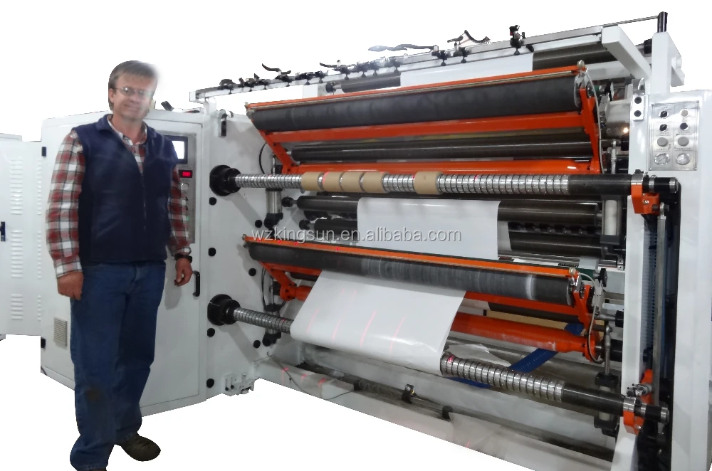 China best quality high speed automatic adhesive paper label slitter rewinder machine