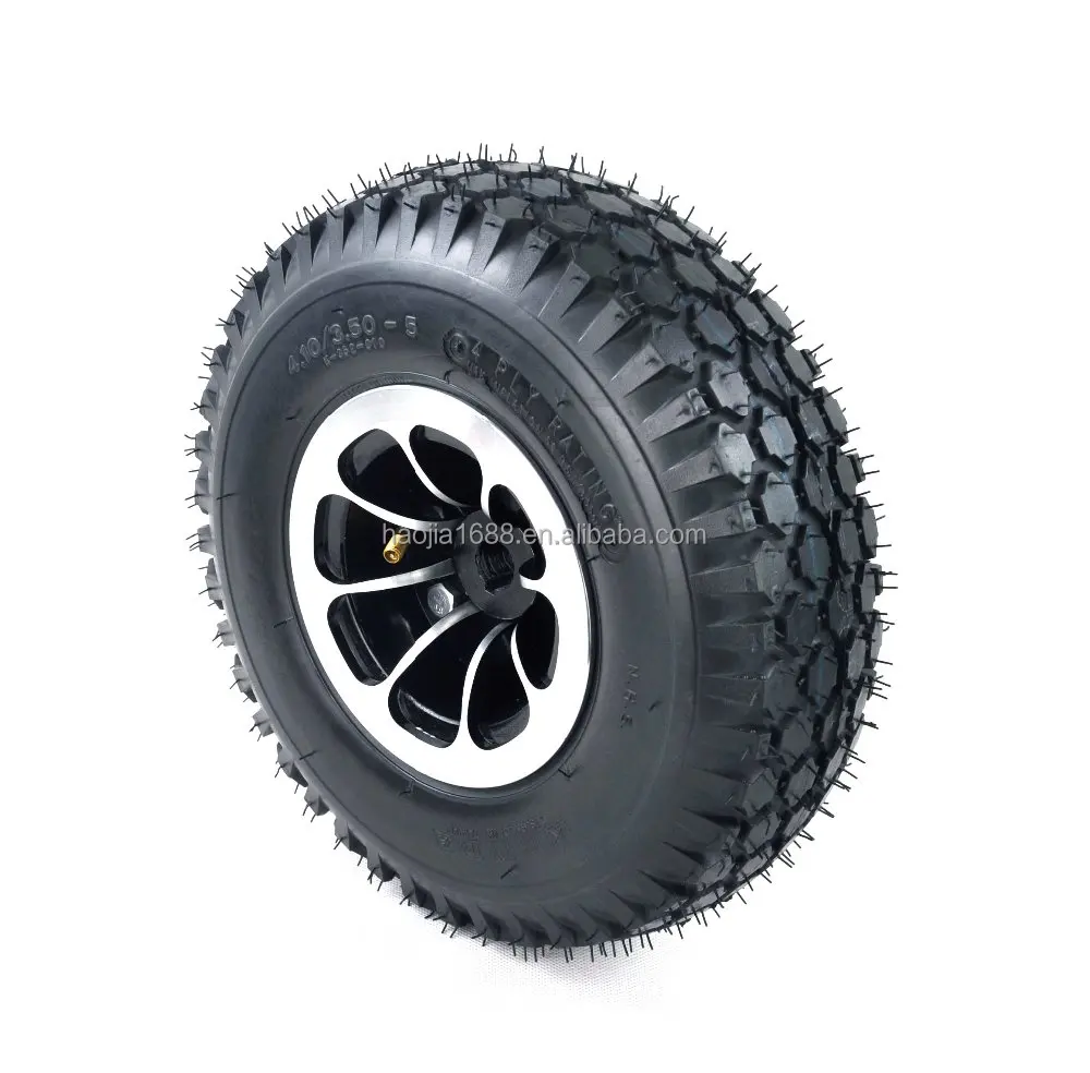 Source factory products 4.10/3.50-5 Aluminum alloys hub Inflatable Driving wheels