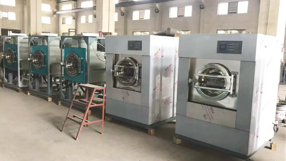 Full suspension shock structure Industrial washing machine and dryer with nice price