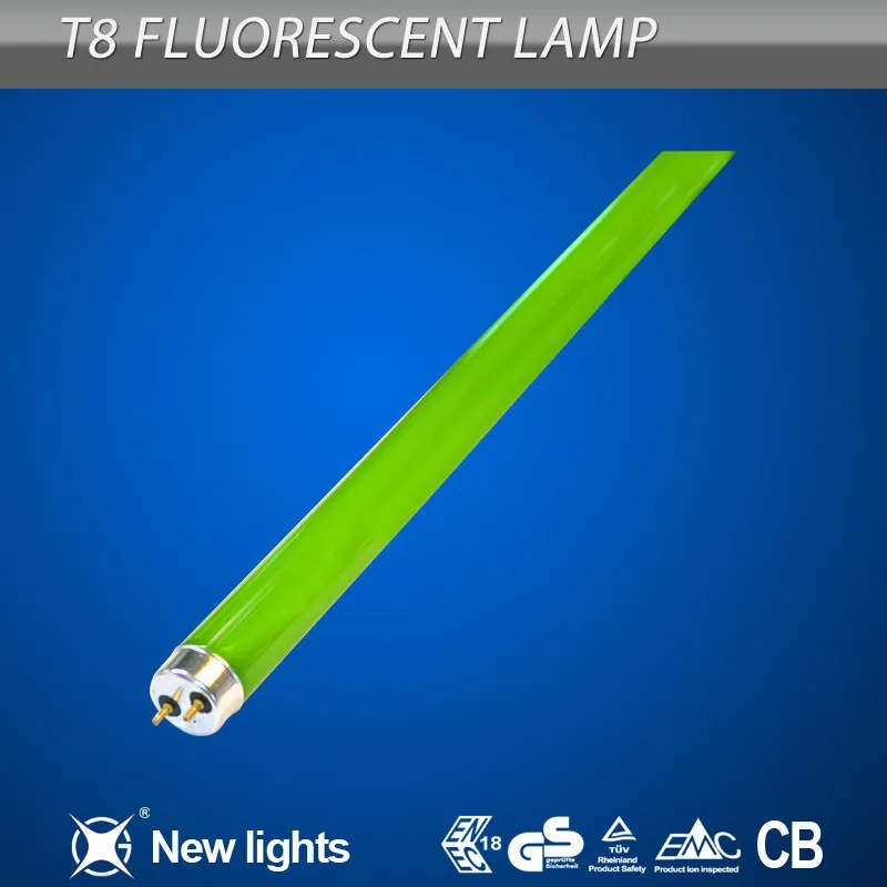 T8 yellow lighting fluorescent lamps G13 1200mm