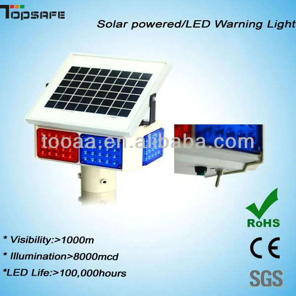 Traffic Solar LED Traffic Blinking Light