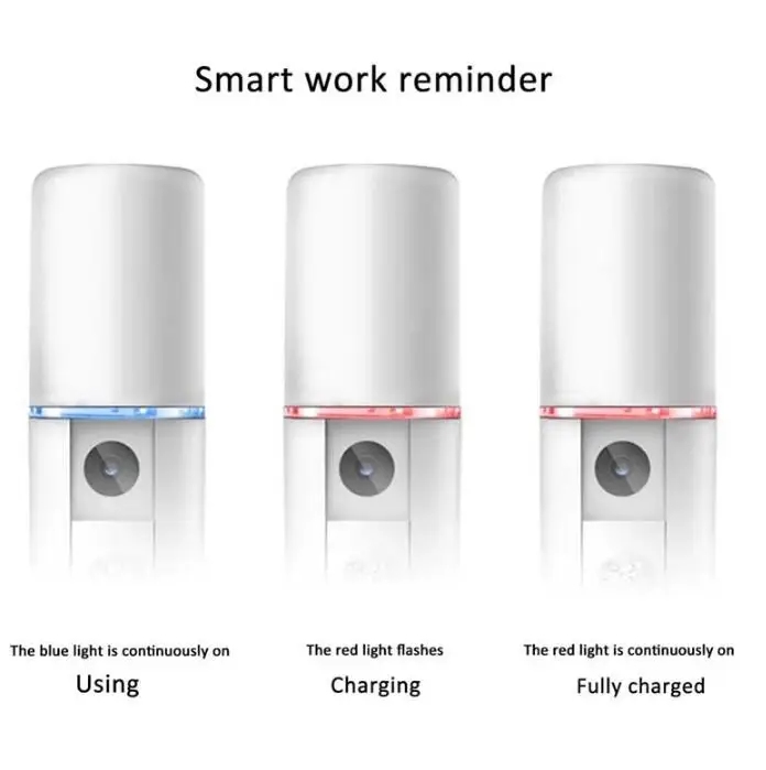  Перезаряжаемый через USB портативный нано-отпариватель для лица персональный увлажнитель ухода за кожей