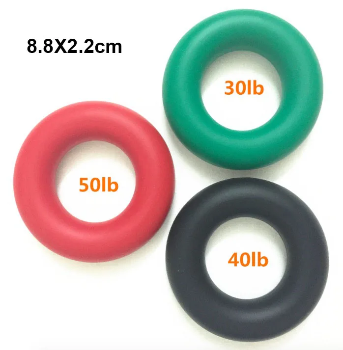 Eco Friendly Finger Exercise Trainer Silicone Hand Grip Ring