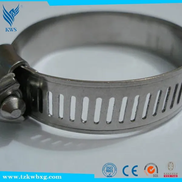 8mm american type stainless steel hose clamp/hose hoop/clamp