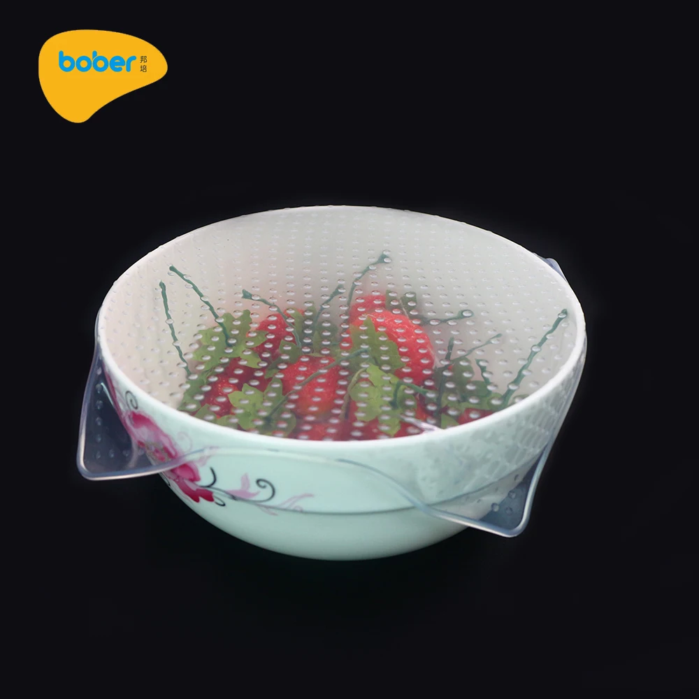 Сохраняющие свежесть экологически чистые многоразовые силиконовые пищевые обертки для пищевых продуктов