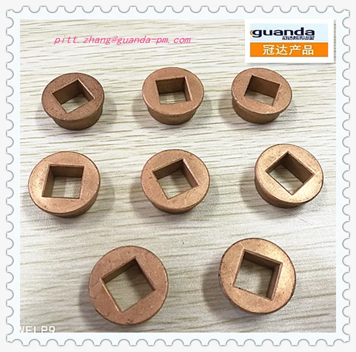 
The inner hole bronze sintered bushes from bronze powder 