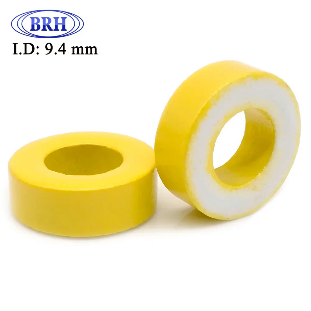 
T68-26A high permeability white yellow soft ring ferrite core toroid 