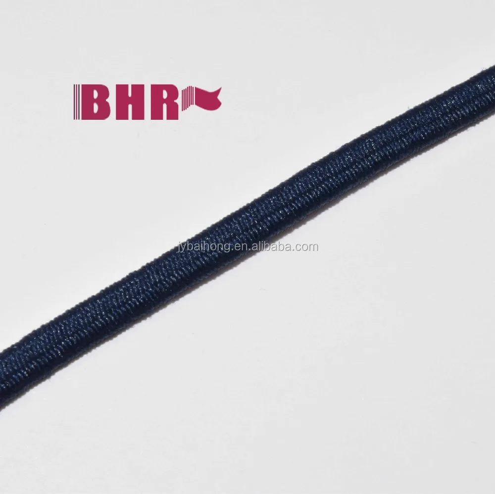 High flexibility elastic round cords elastic draw cord