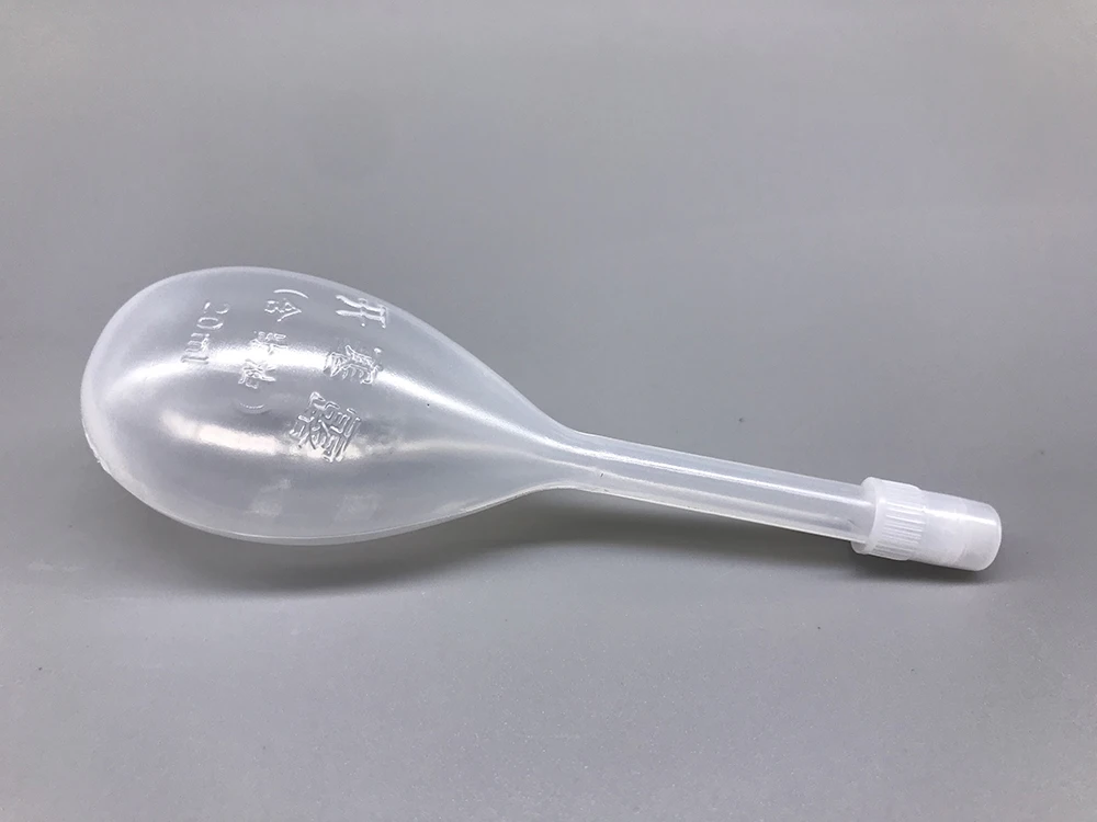 20ml LDPE Transparent round glycerine enema bottle plastic container