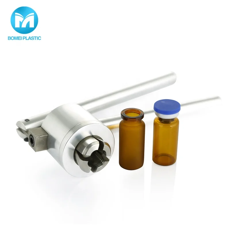 Wholesale 13 15 20mm Stainless Steel Manual Glass Vial Bottle Crimper Hand Capping Crimper Seal Decapping Tool