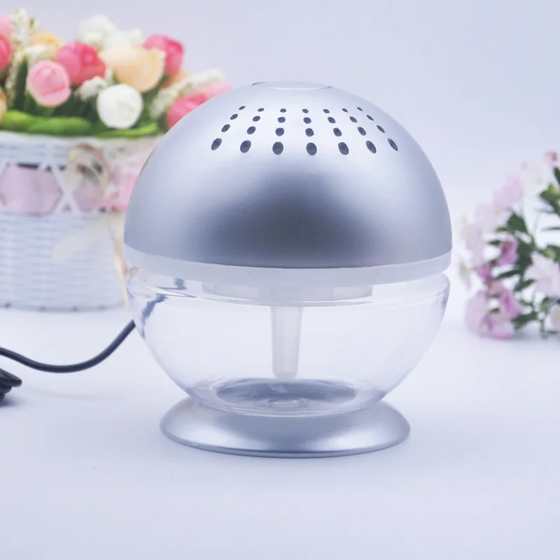 New  Air Aroma Diffusing Device White USB Desktop USB Air Cleaner Air Freshener With  LED Light