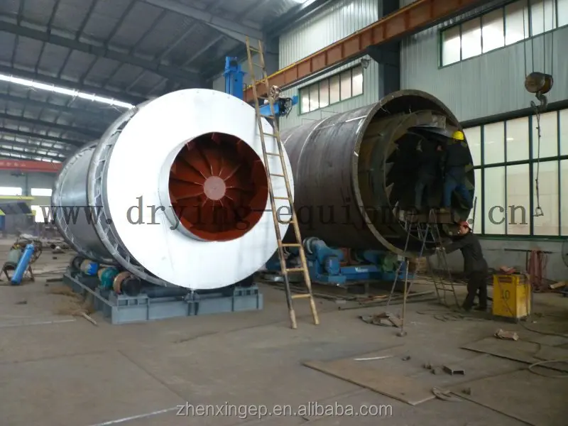 Hot Air Drying Equipment HZG Series Single Rotary Drum Dryer