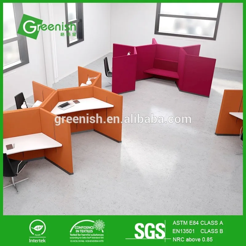 Eco-friendly embossed acoustic panel