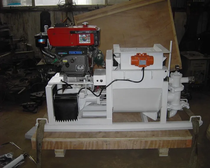 XZ50/40 Diesel Engine Single Piston 50L/min Cement Mortar Sprayer Exported to New Zealand