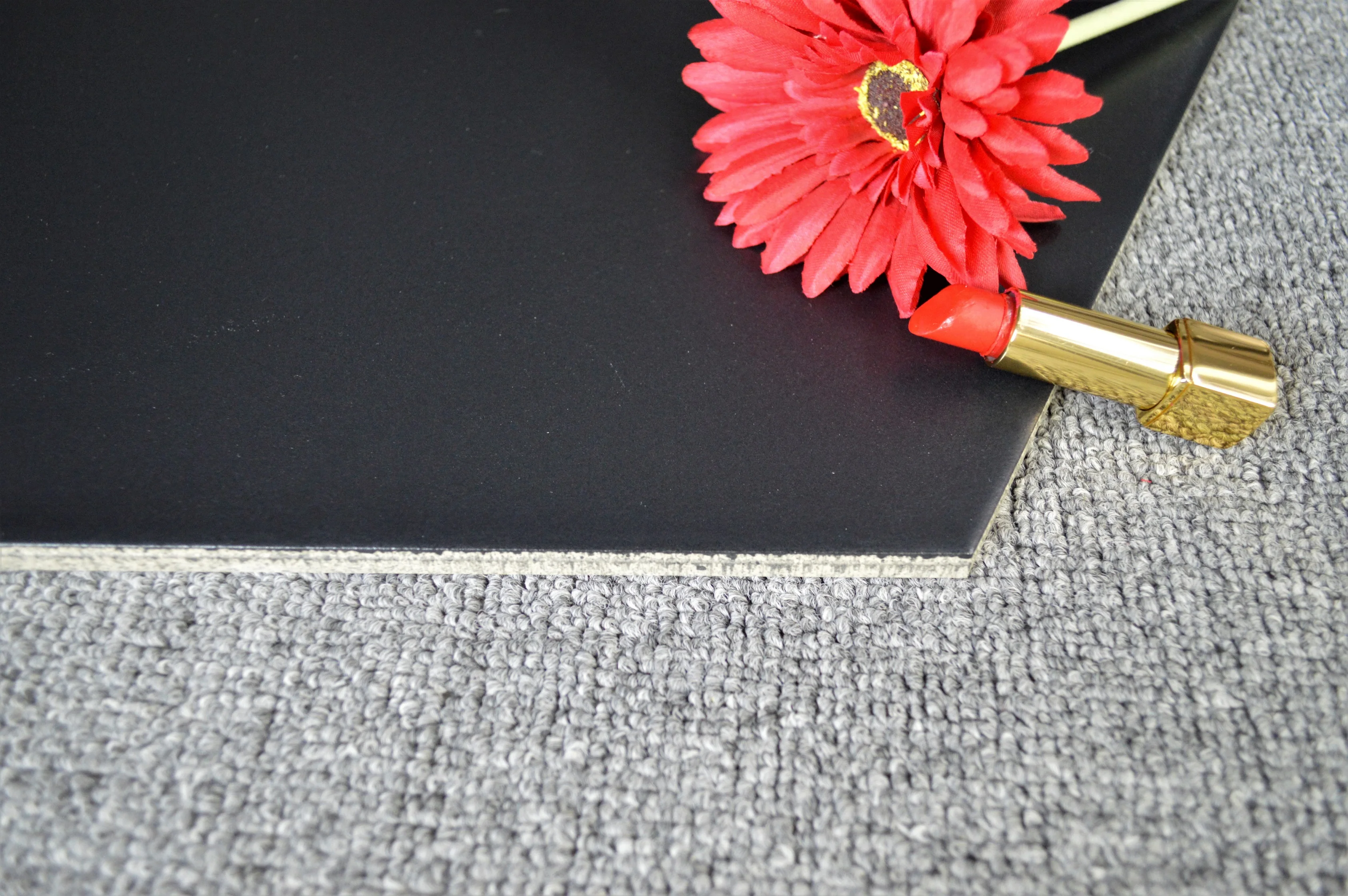 
LUSSO Ceramic royal 520x600mm Non-slip Black Color Firebrick Hexagon Porcellanato Home Floor Tile 