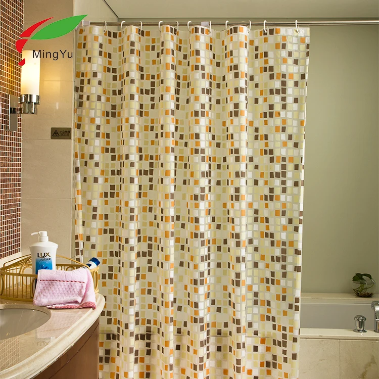 
Chinese Custom Shower Curtain PEVA Bath Curtain 