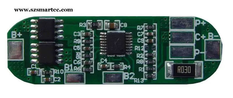 circuit protection module for 3s lithium-ion/li-polymer/lifepo4 battery pcm-l03s04-493(3s)