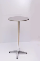 Aluminum Indoor-Outdoor Adjustable height bar table