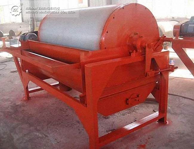 2019 Hot Quality ZK Mineral Wet/Dry Magnetic Drum Separator