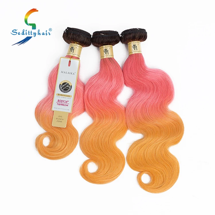 Grade 9A Virgin body peruvian bundle virgin Peruvian human hair weave bundles with closure