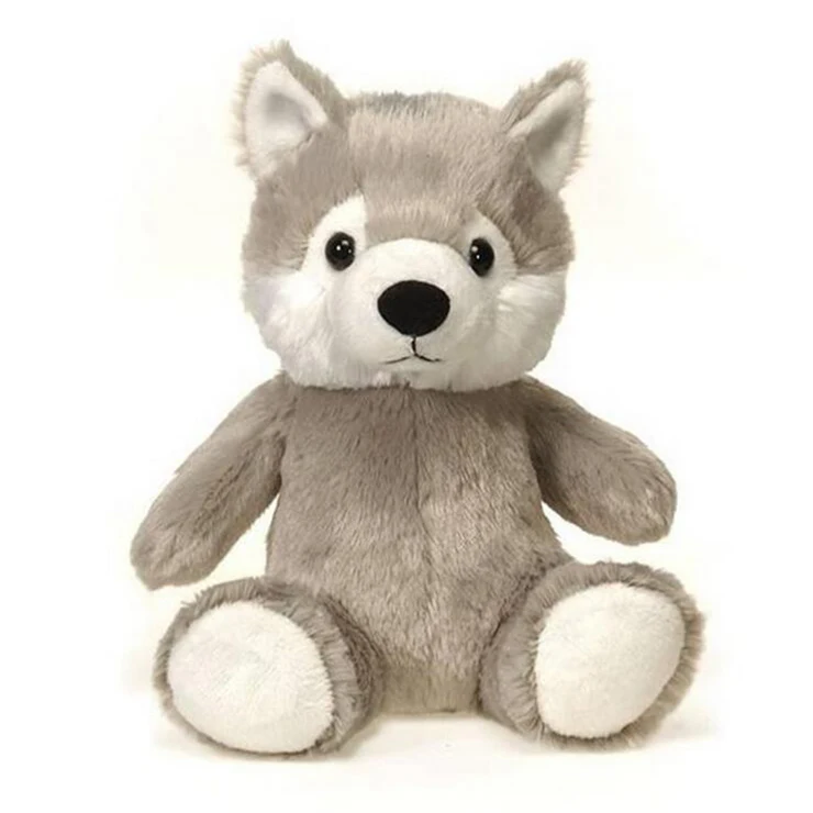 Customized Lovely Lifelike Gray Wolf Stuffed Plush Toys