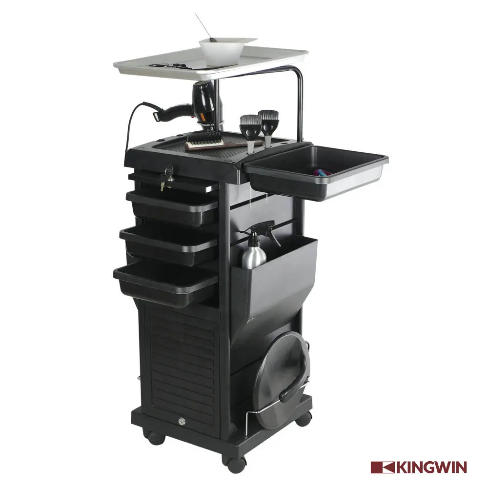multi-function portable spa tool cart trolley for salon