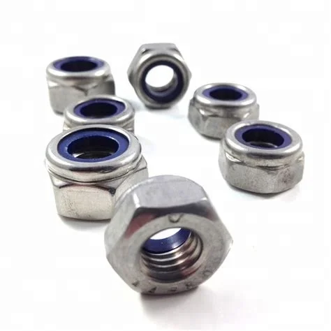 DIN985 ANSI Stainless steel 18-8 304 A2 316 A4 Hex Nylon lock Insert Nut