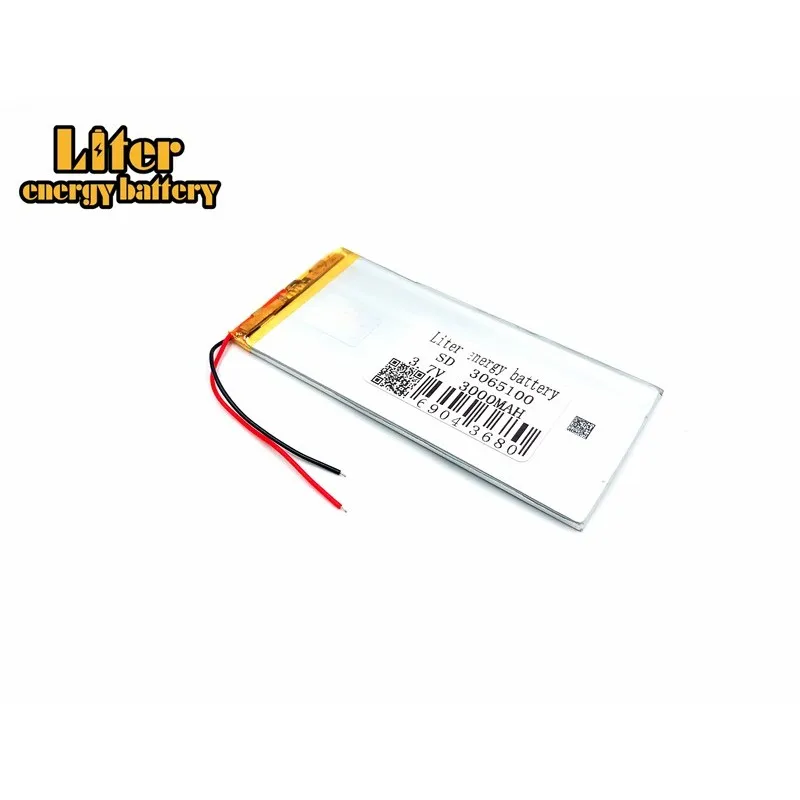 Полимерный литий-ионный аккумулятор 3,7 в 3065100 2865100 3000 мА/ч, могут быть выполнены по индивидуальному заказу оптовая продажа CE FCC, аддитивного цветового пространства (по ограничению на использование опасных материалов в производстве безопасности 