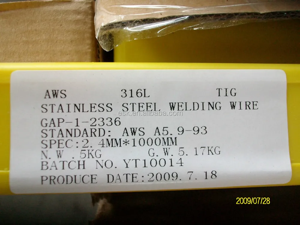 AWS Er308L Custom Diameter Stainless Steel Welding Wire Rod