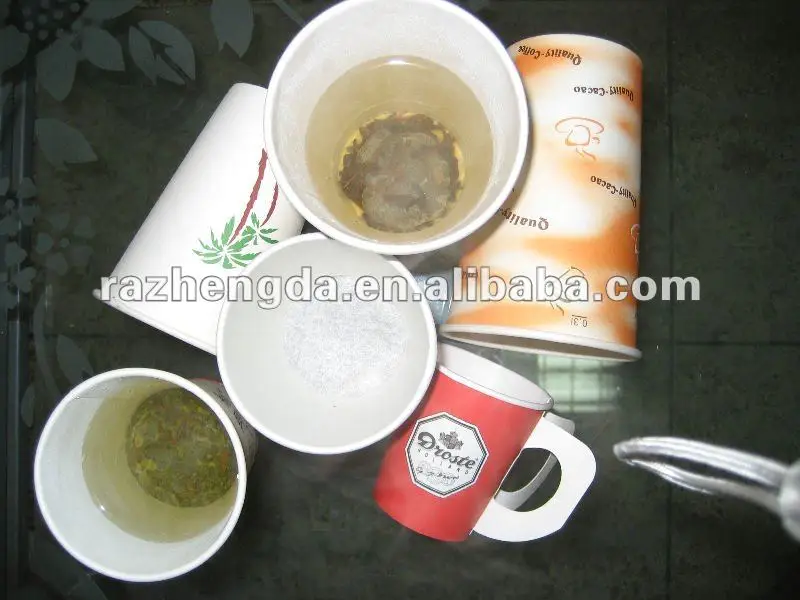 Tea hidden cup machine automatic paper tea cup filling and sealing machine