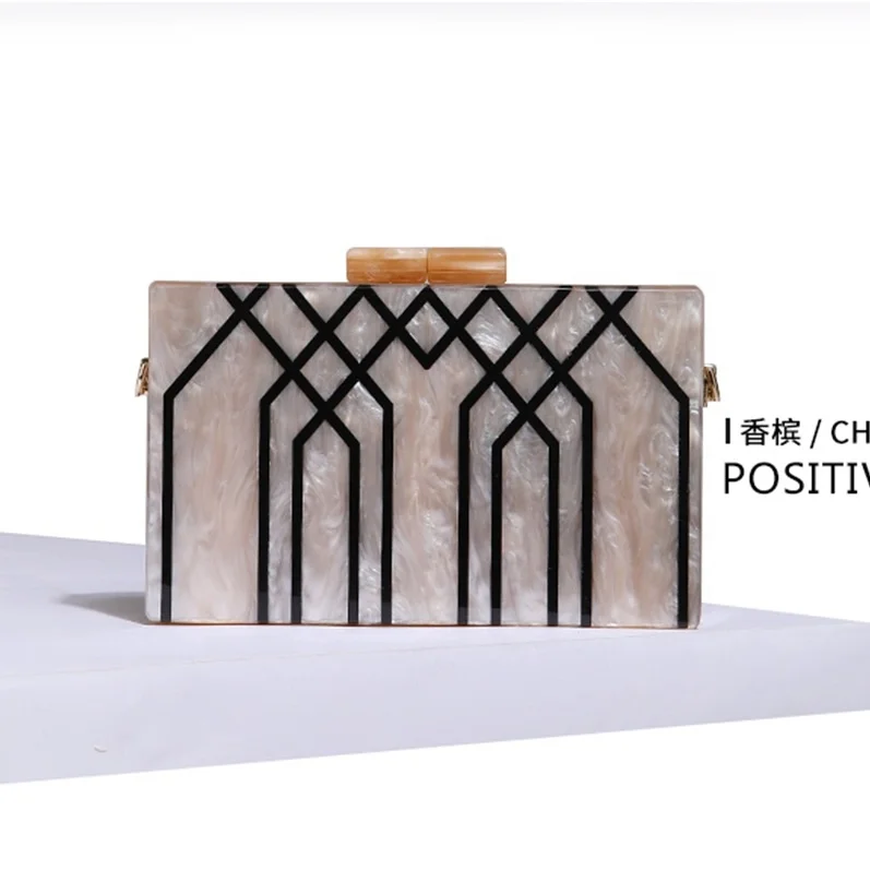 
EB153 factory stock clutch bag metal frame for blue dress 