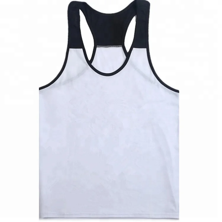 wholesale custom dry fit sleeveless training workout fitness vest gym man tank top