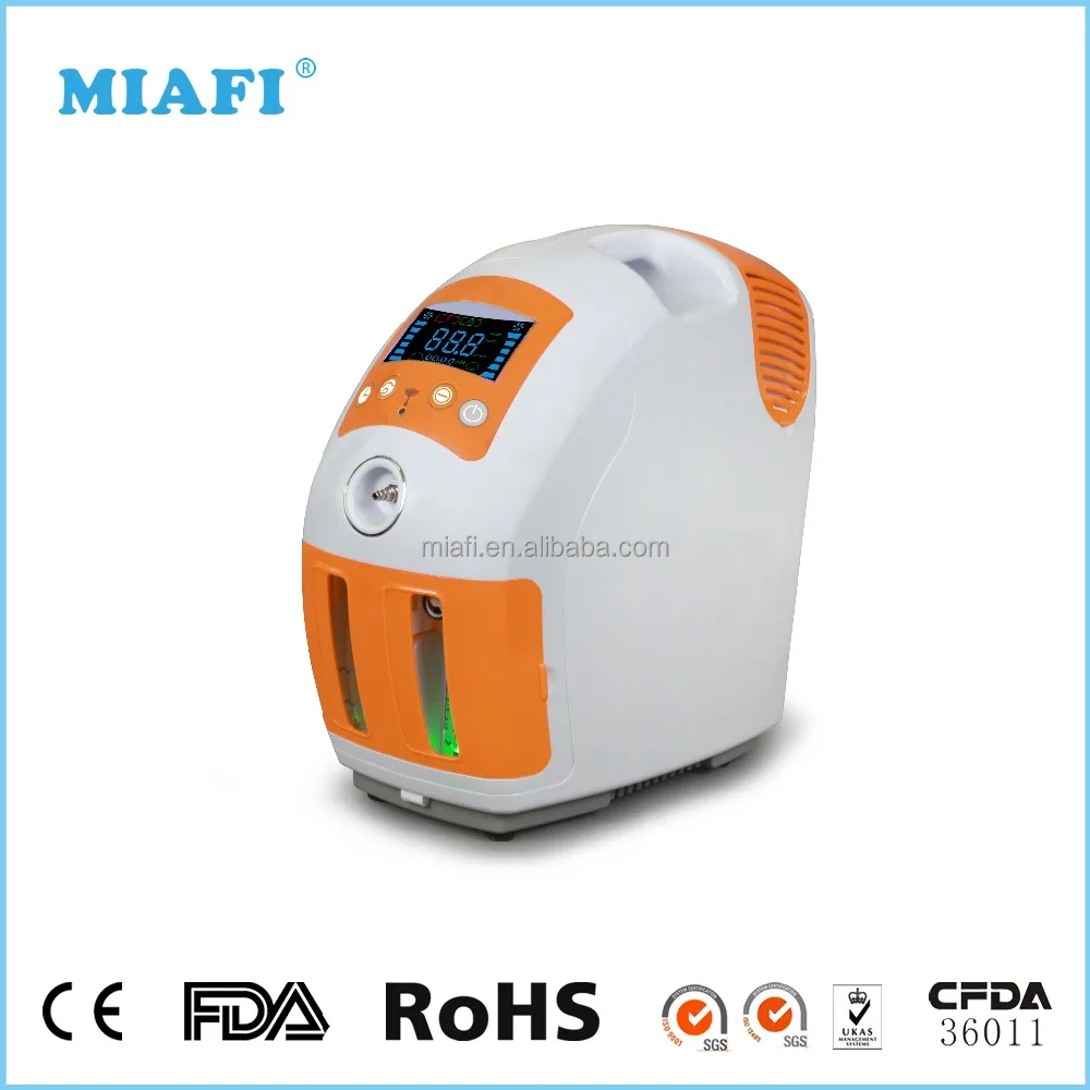 
The most popular zeolite molecular sieve 3L/min 90% electric medical portable oxygen generator 