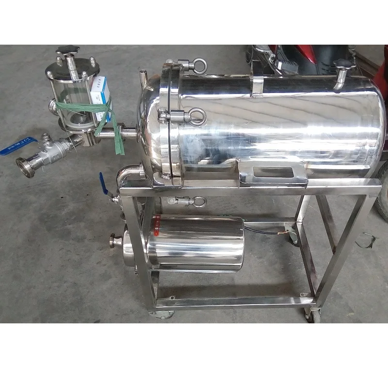 stainless steel diatomite filter/diatomaceous earth filter for beverage