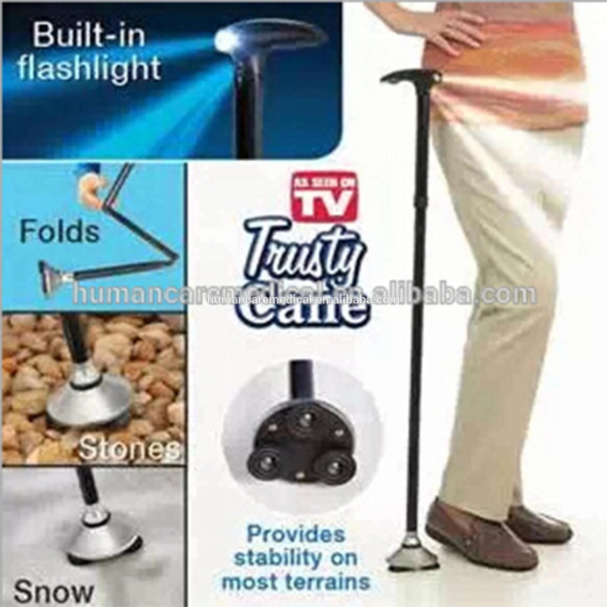 New hot products wooden light walking canes for old people
