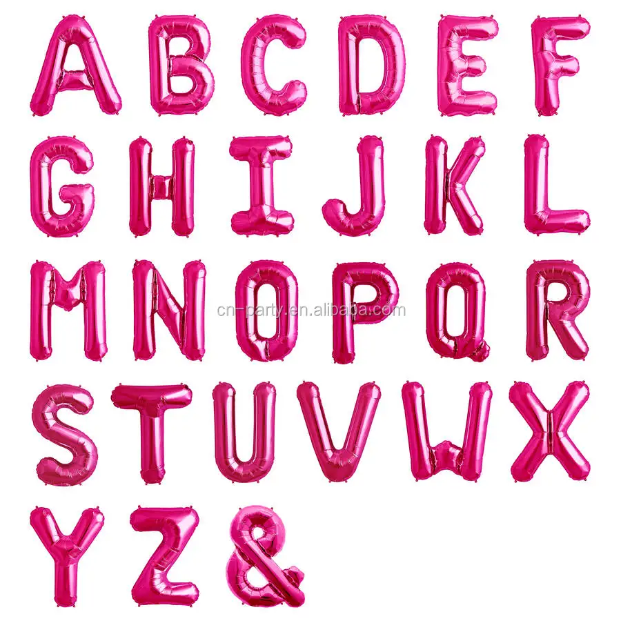 Foil Letter Balloons,Alphabet banner Balloons for party decoration
