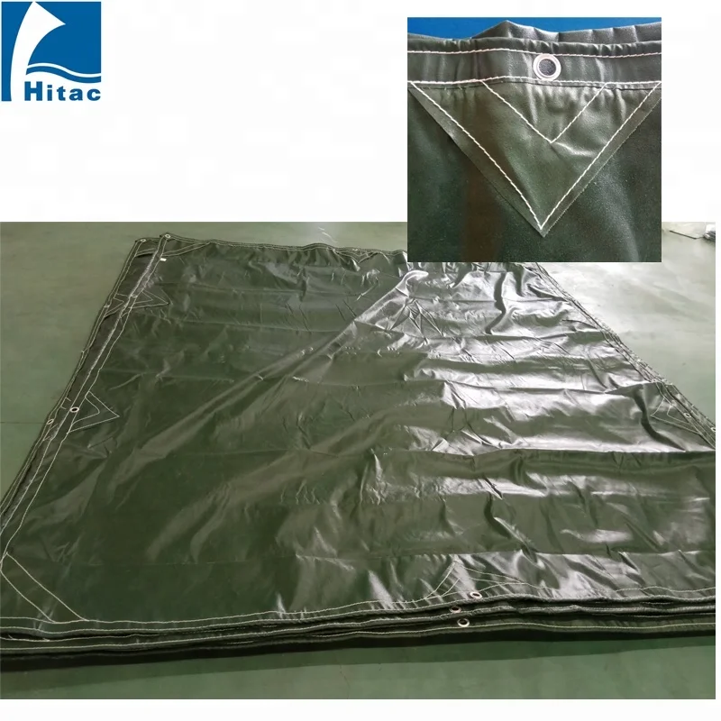 Reusable waterproof 1000d 0.55mm pvc tarpaulin