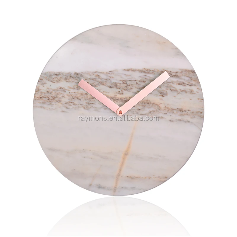 28x1cm SIZE Office and home Print paper dial Y.T. Step Movement Marble clock wall