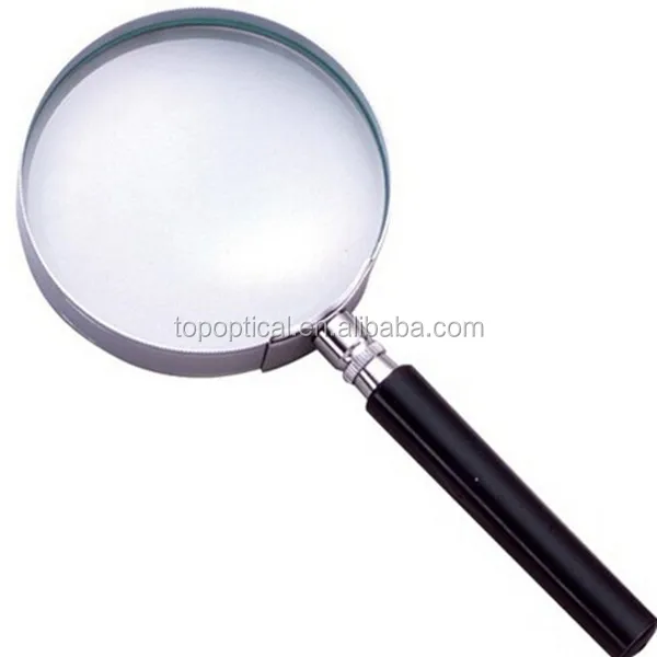 65mm 75mm 90mm 100mm High Quality 5x Metal Frame Large Magnifying Glass Handheld Reading Magnifier Gift Screen Magnifying Glass