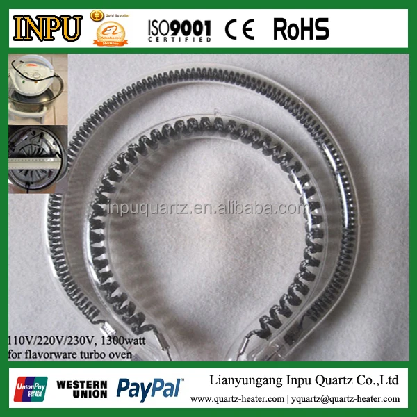 IR Quartz Backing Heater Light