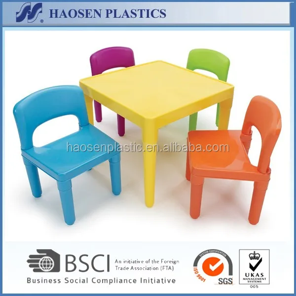 School furniture table and chair set for study