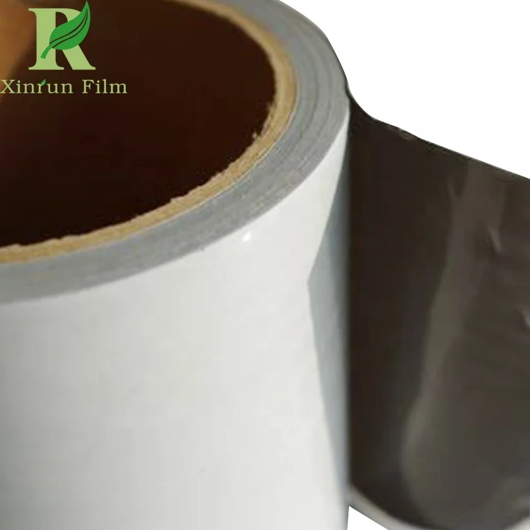 No Gluing Self Adhesive Surface Protective Black and White Film (for metals,ceilings...)