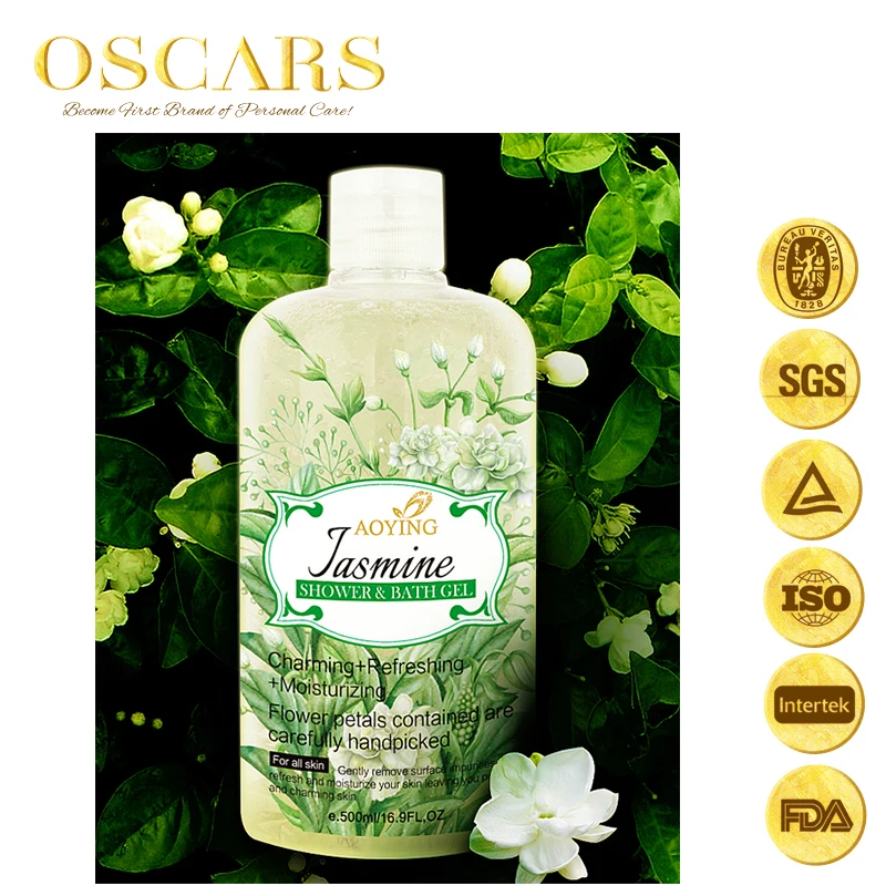 New Concept Jasmine Flower Petal Whitening Shower Gel for wholesale